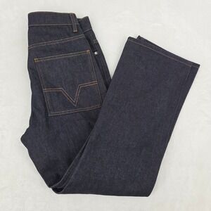 No Maintenance Indigo Denim Jeans Size 28 Fits 28x30 EUC See Pics READ